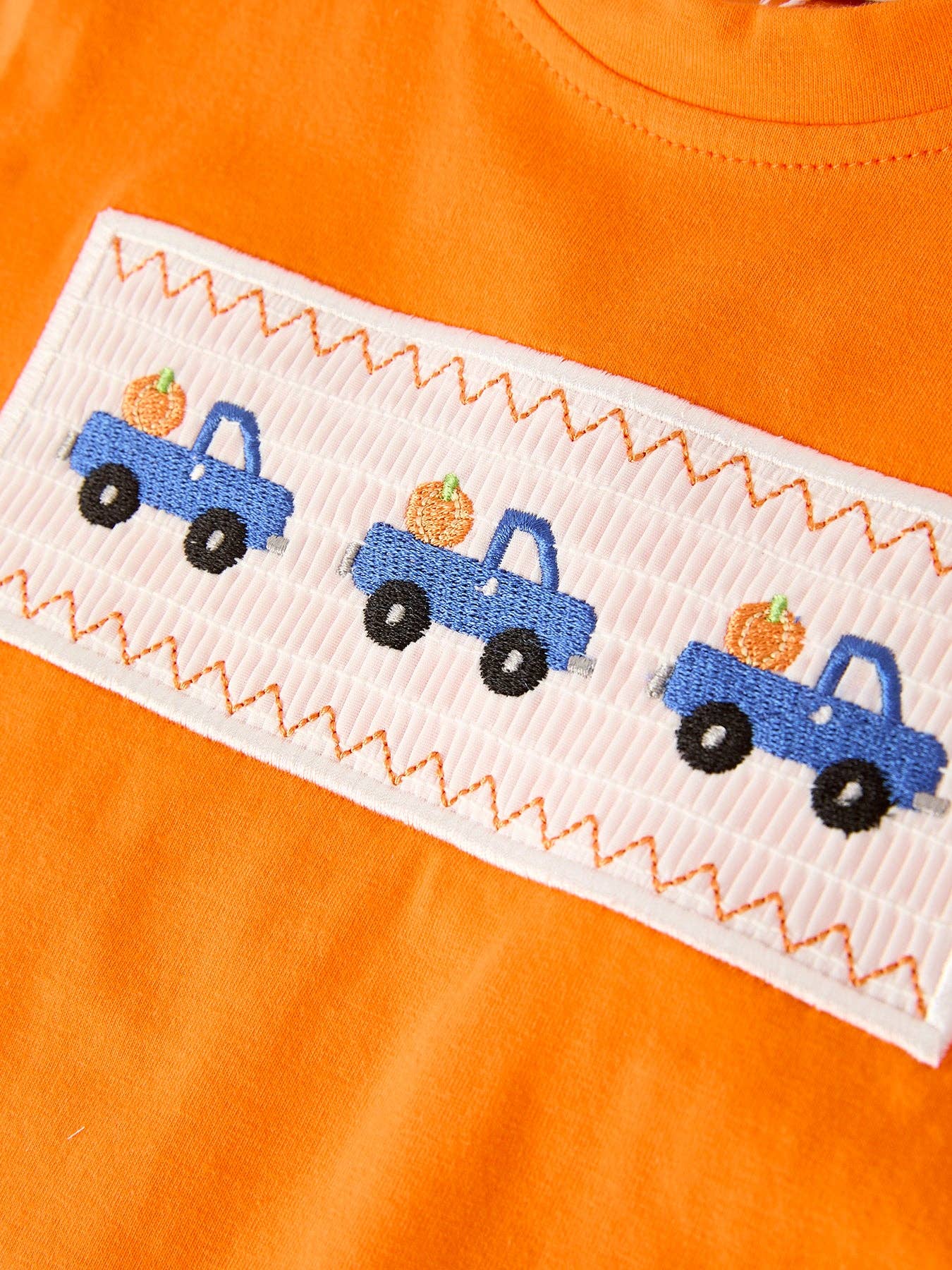 Fall Truck Smocked Boys Set